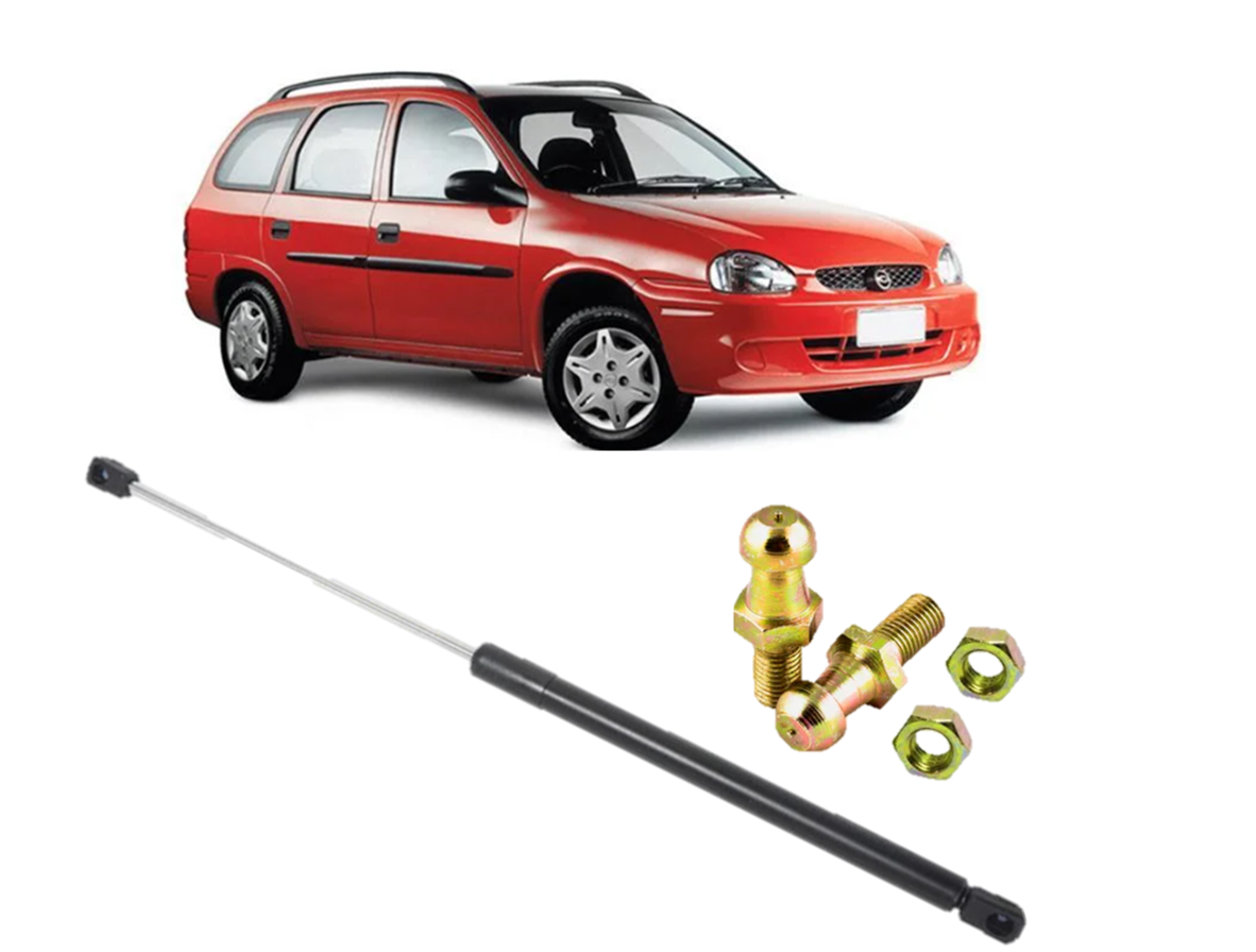 .Kit de Adaptação Amortecedor de Capô - Chevrolet Corsa e Classic (94 a 2016)