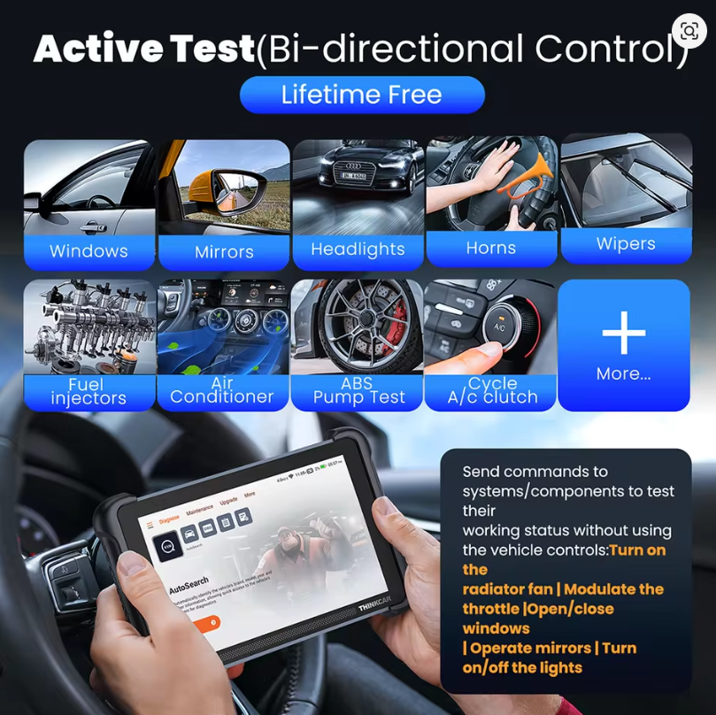Scanner Automotivo THINKCAR THINKSCAN 689BT OBD2 - Compatível com Corsa 94 em diante e + de 1000 veículos!