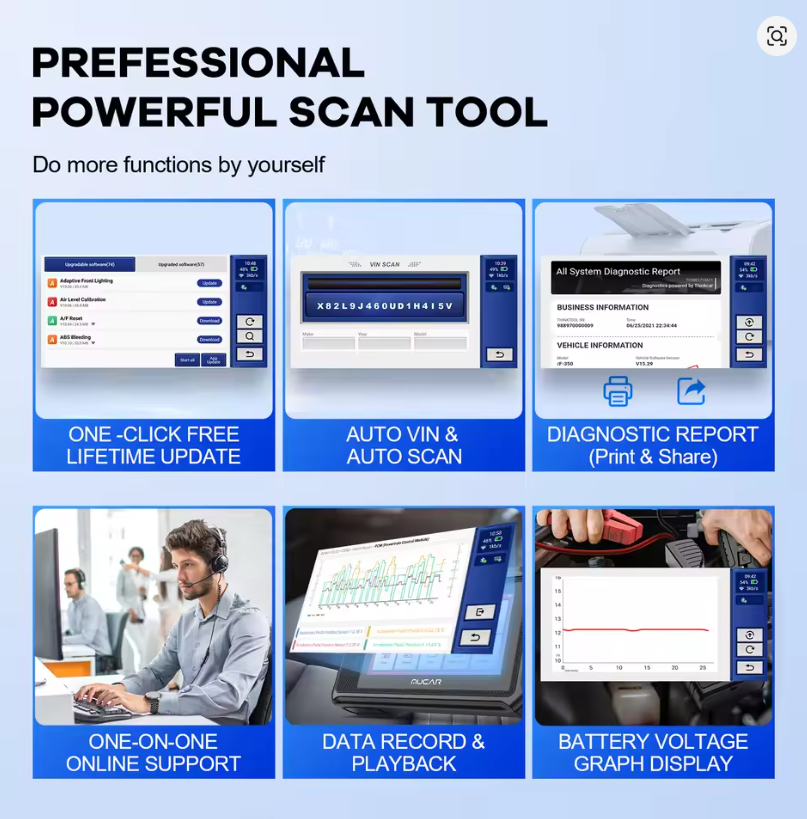 Scanner Automotivo MUCAR V06 - Compatível com Corsa 94 em diante e + de 128 marcas de veículos!