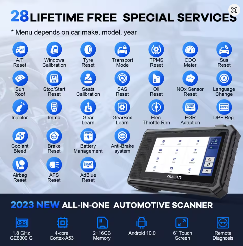 Scanner Automotivo MUCAR V06 - Compatível com Corsa 94 em diante e + de 128 marcas de veículos!