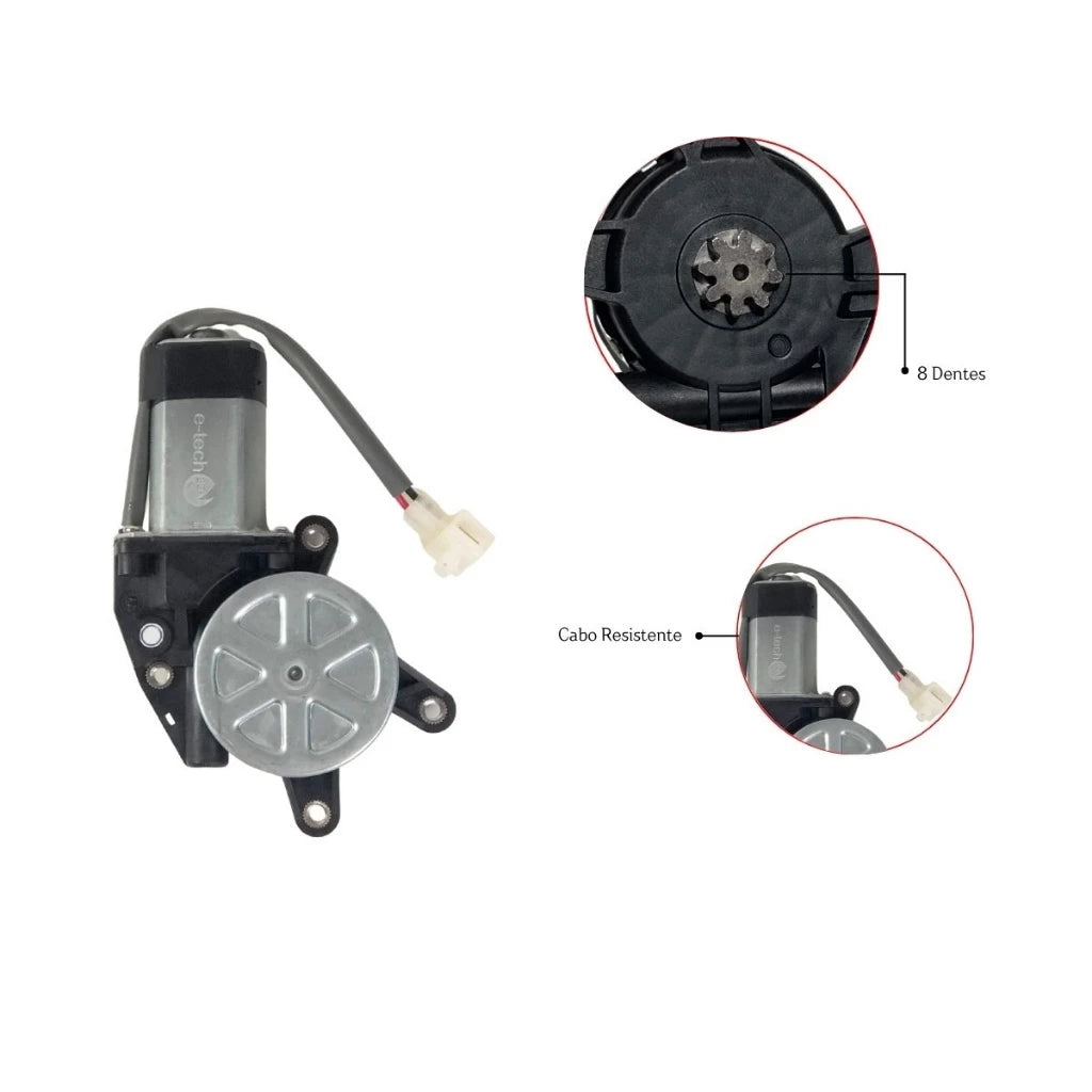 Kit Vidro Eletrico Corsa Wind/Pick-Up 2 Portas - Dianteiro Inteligente