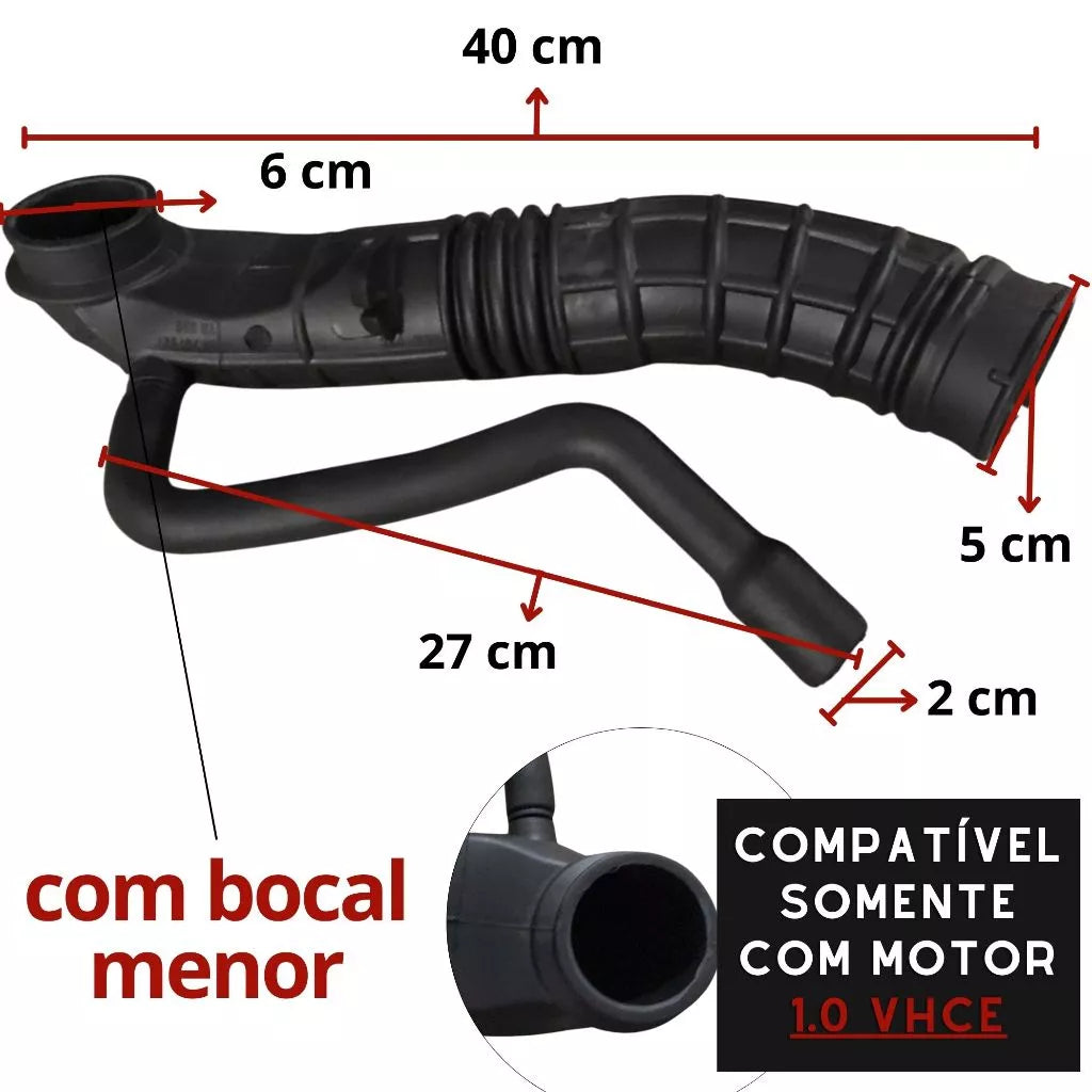 Mangueira Filtro Ar Corsa/Classic/Celta 2009 a 2015 1.0 8v