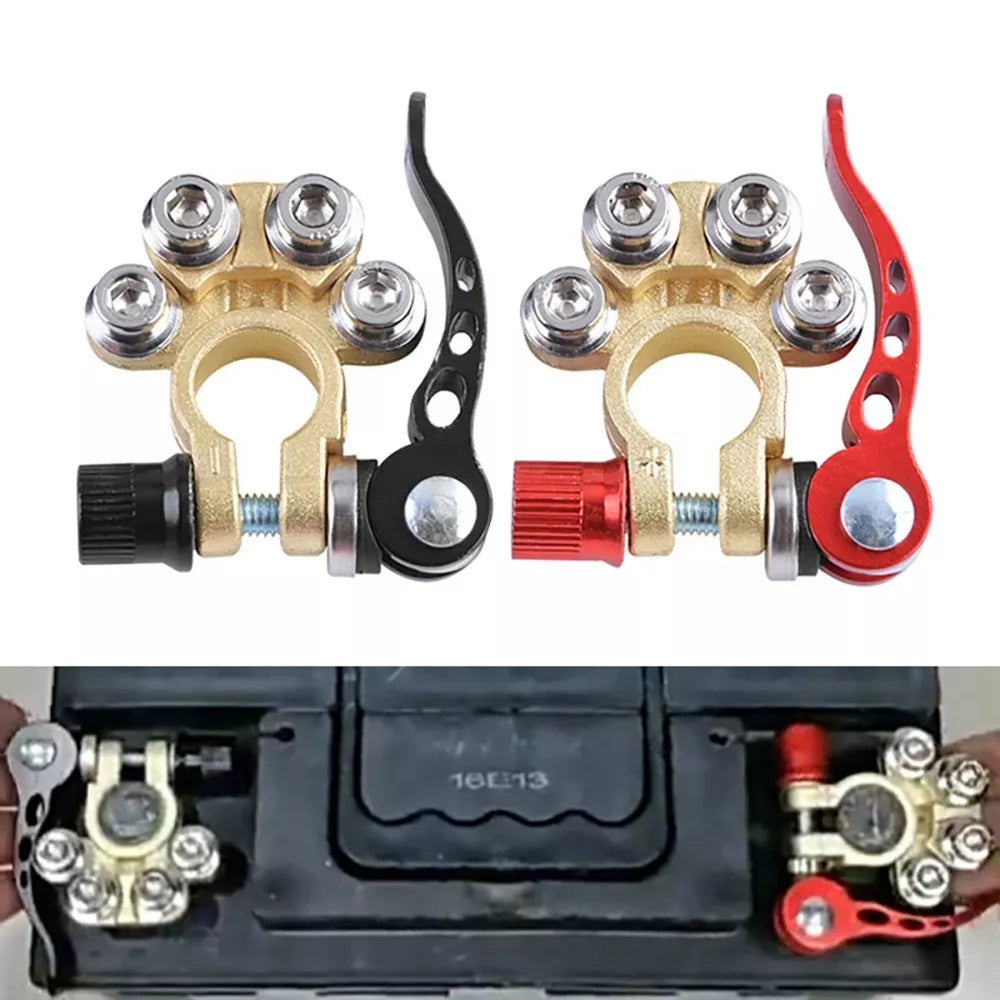 Kit Par Conector Terminal Bateria com Engate Rápido – Dr. Corsa