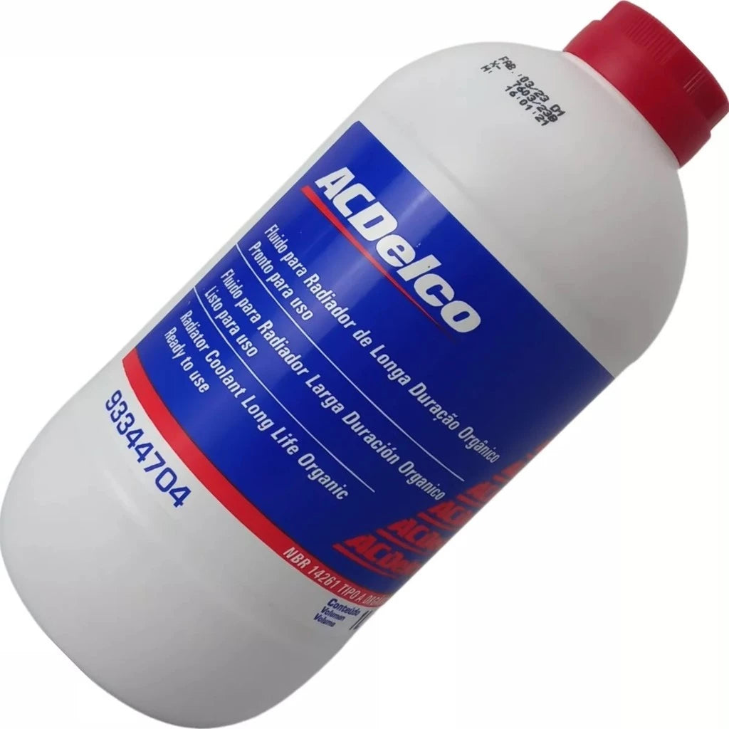 Aditivo Radiador Pronto Para Uso Acdelco GM 1 Litro Laranja