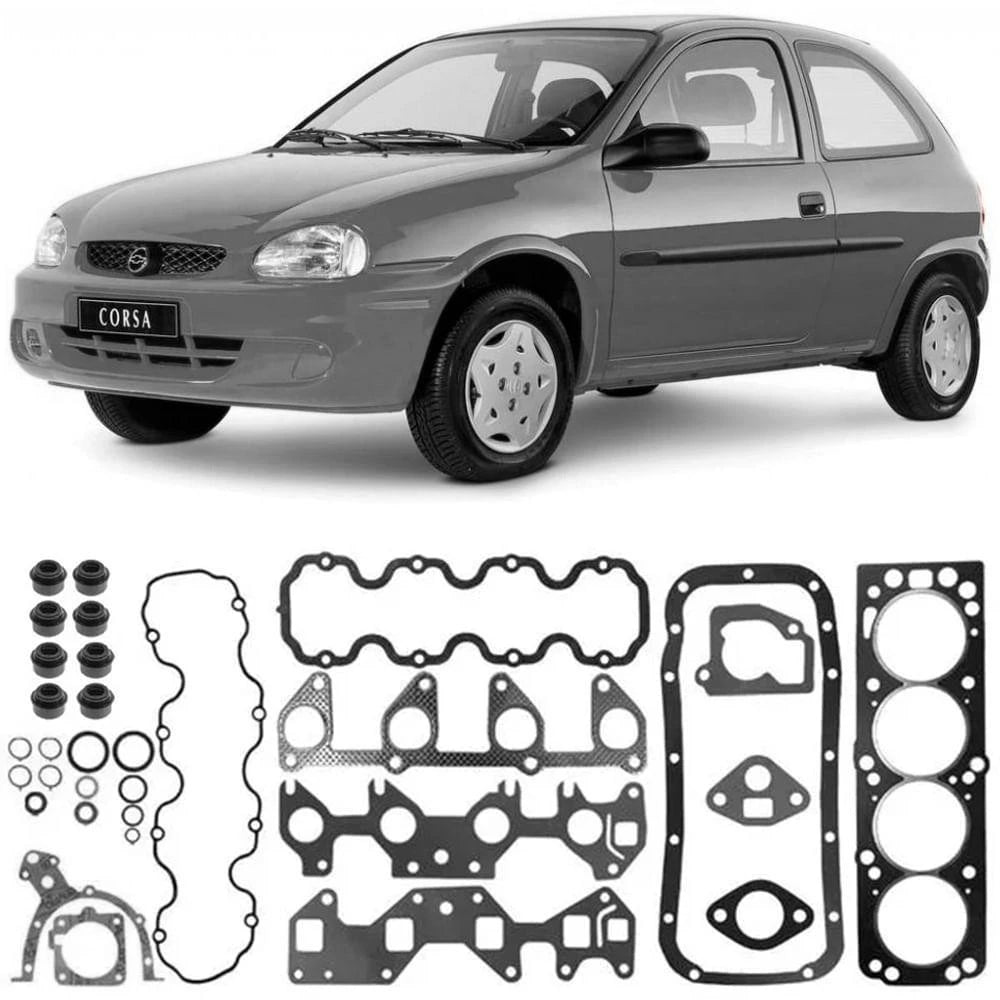 Jogo de Juntas Motor Corsa Celta 98 a 2003 Completo