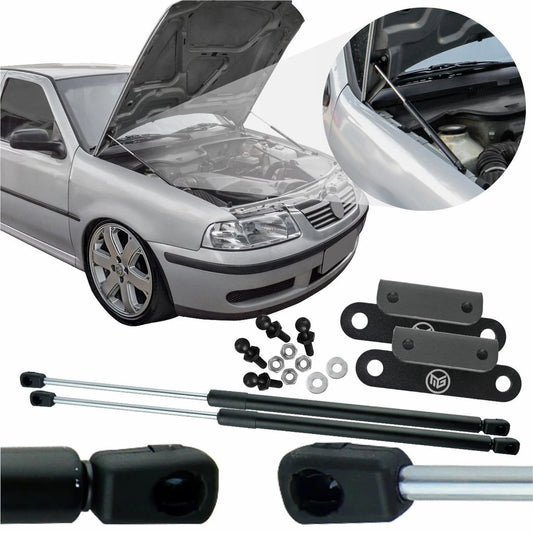 Kit de Adaptação Amortecedor de Capô - Volkswagen Gol/Saveiro/Parati (G3: 1999 a 2005)
