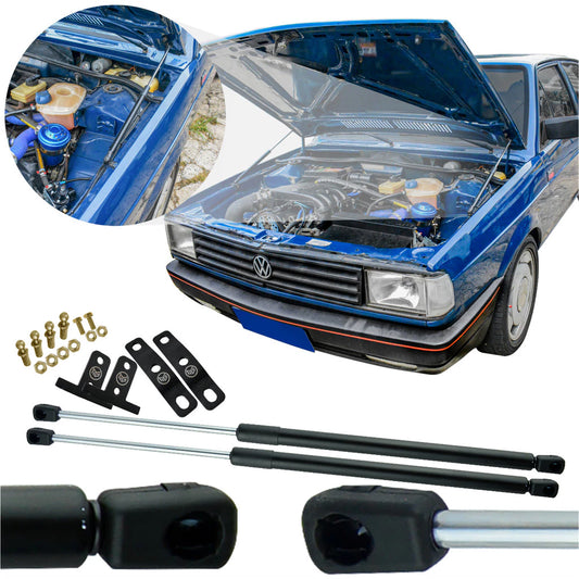 Kit de Adaptação Amortecedor de Capô - Volkswagen Gol/Saveiro/Parati/Voyage (Quadrados até 1990)