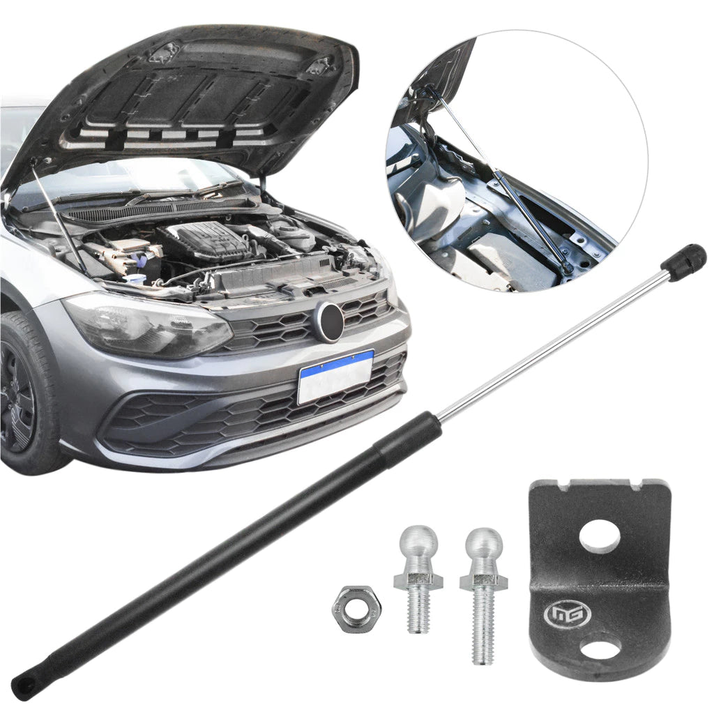 Kit Adaptação Amortecedor Capô - Volkswagen Polo/Virtus 2017 em diante