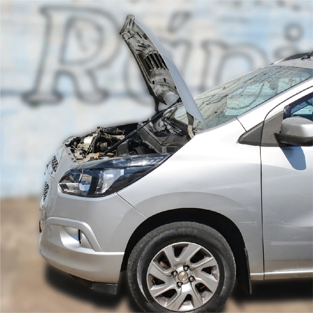 Kit Adaptação Amortecedor Capô - Chevrolet Spin 2013 a 2018