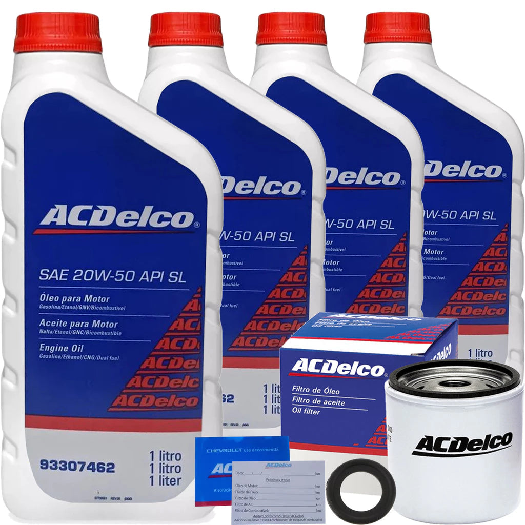 Kit Troca Óleo - AC Delco (Óleo + Filtro)