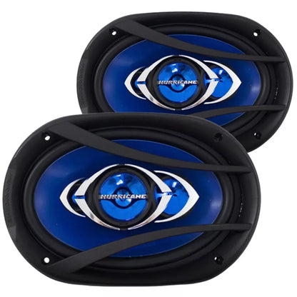 Kit Alto Falante 6x9 Hurricane CM69 quadriaxial 6x9 polegadas 90W RMS