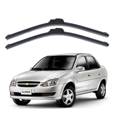 Par de Palhetas Limpador de Parabrisa Dianteiro Para Chevrolet Corsa/Classic - 94 em diante