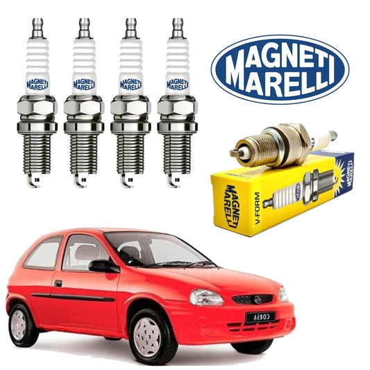 Kit Velas de Ignição Chevrolet Corsa - 1.0 16v e 1.6 16v Magnetti Marelli