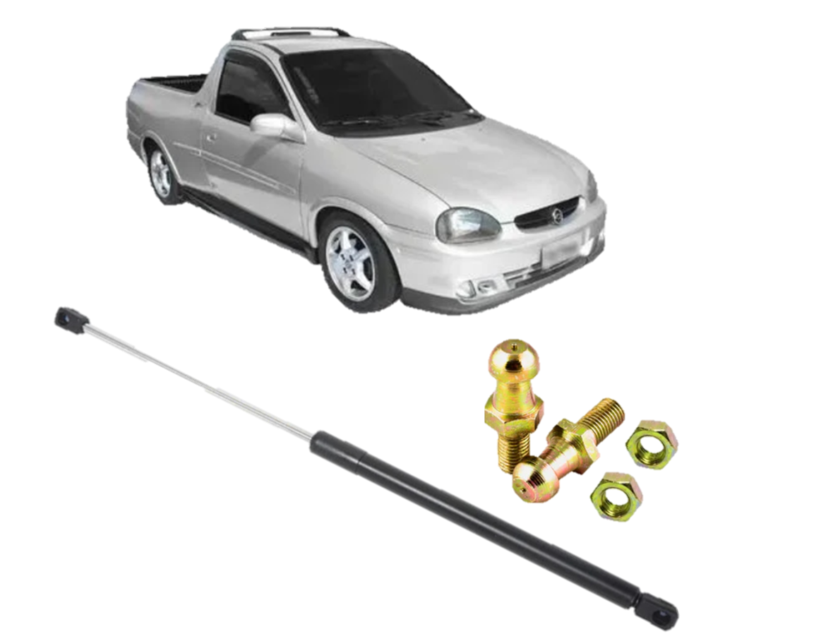 .Kit de Instalação Amortecedor de Capô - Chevrolet Corsa e Classic (94 a 2016)
