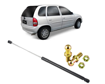 .Kit de Instalação Amortecedor de Capô - Chevrolet Corsa e Classic (94 a 2016)