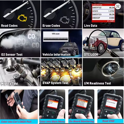 Scanner Bluetooth OBDII LAUNCH CR3001 - BARATO E COMPLETINHO!
