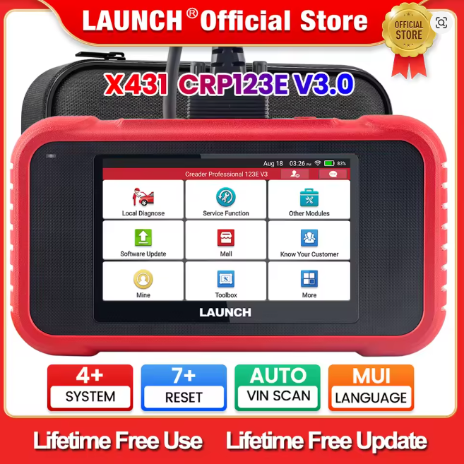 Scanner Automotivo LAUNCH CRP123E 3.0 ELITE - UMA MECÂNICA NA SUA MÃO!