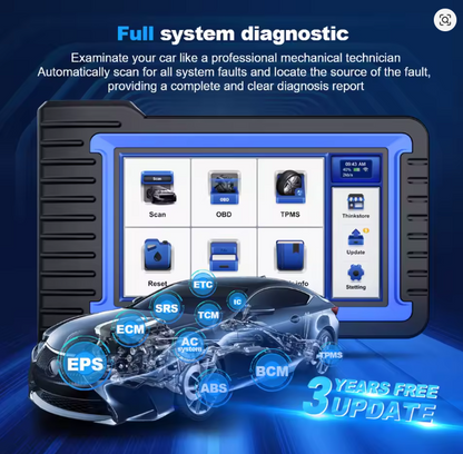 MUCAR VO7S CANFD Ferramenta de digitalização profissional Controle bidirecional ECU Codificação Ferramenta de diagnóstico de carro automático Sistema completo Scanner OBD2