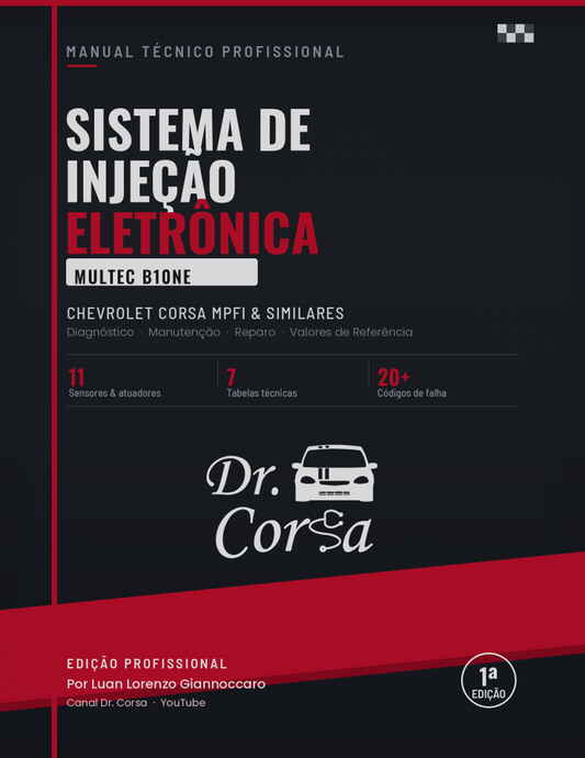 E-Book Dr. Corsa: Manual Técnico de Injeção Eletrônica, Testes e Códigos de Falha