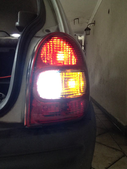 SUPER KIT FULL Led Lanterna Traseira + Relé Híbrido - Serve em todos os Corsas (1 polo)