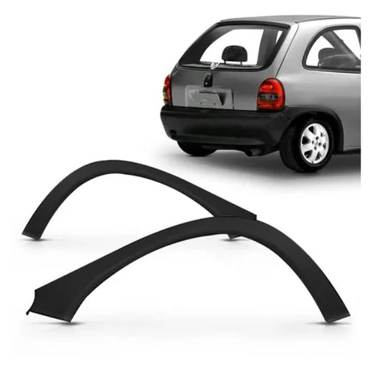 Moldura Paralama Traseiro Corsa Wind - Preto Texturizado
