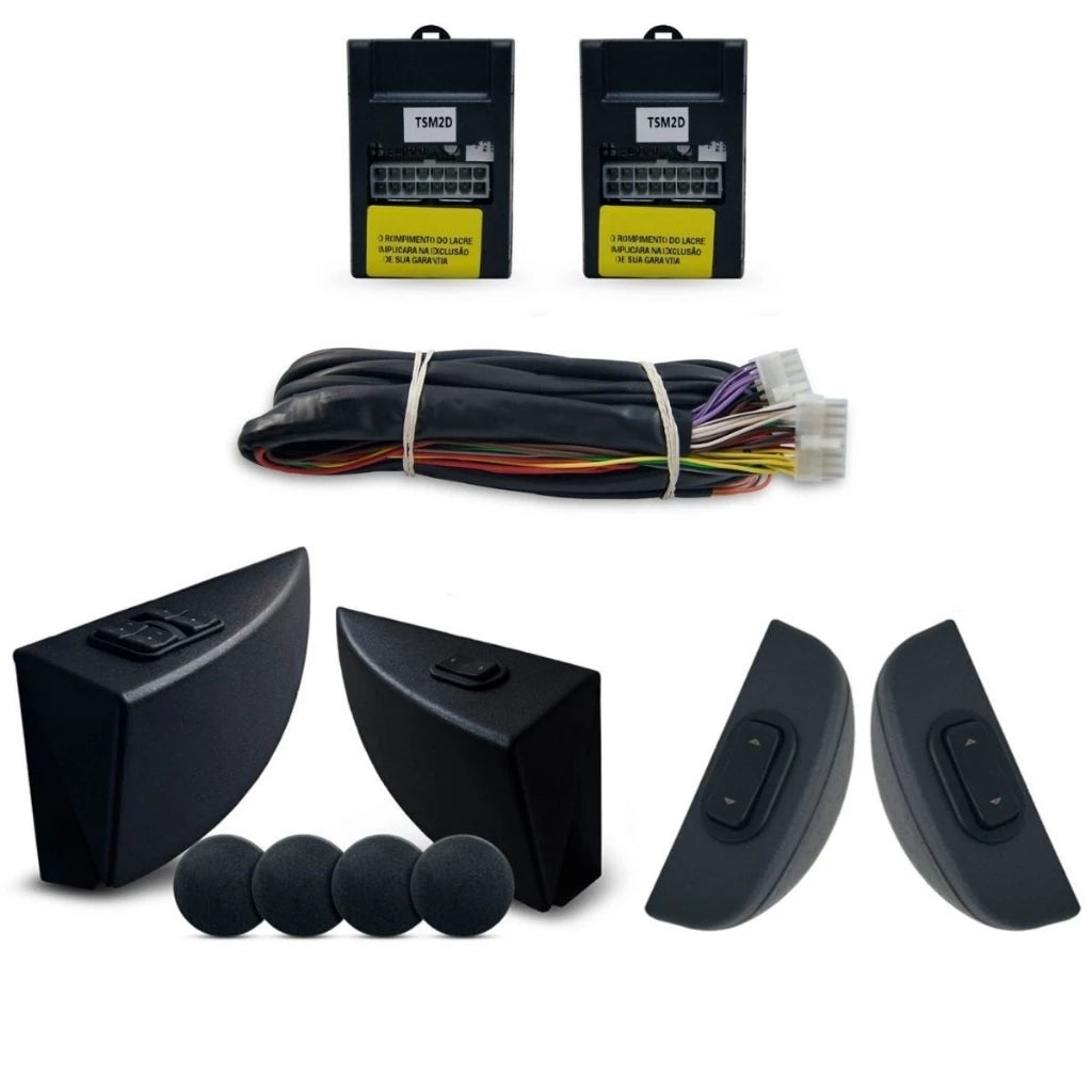 Kit Vidro Eletrico Classic Corsa Super Corsa Sedan Wagon 4 Portas completo Inteligente (1996-2016)