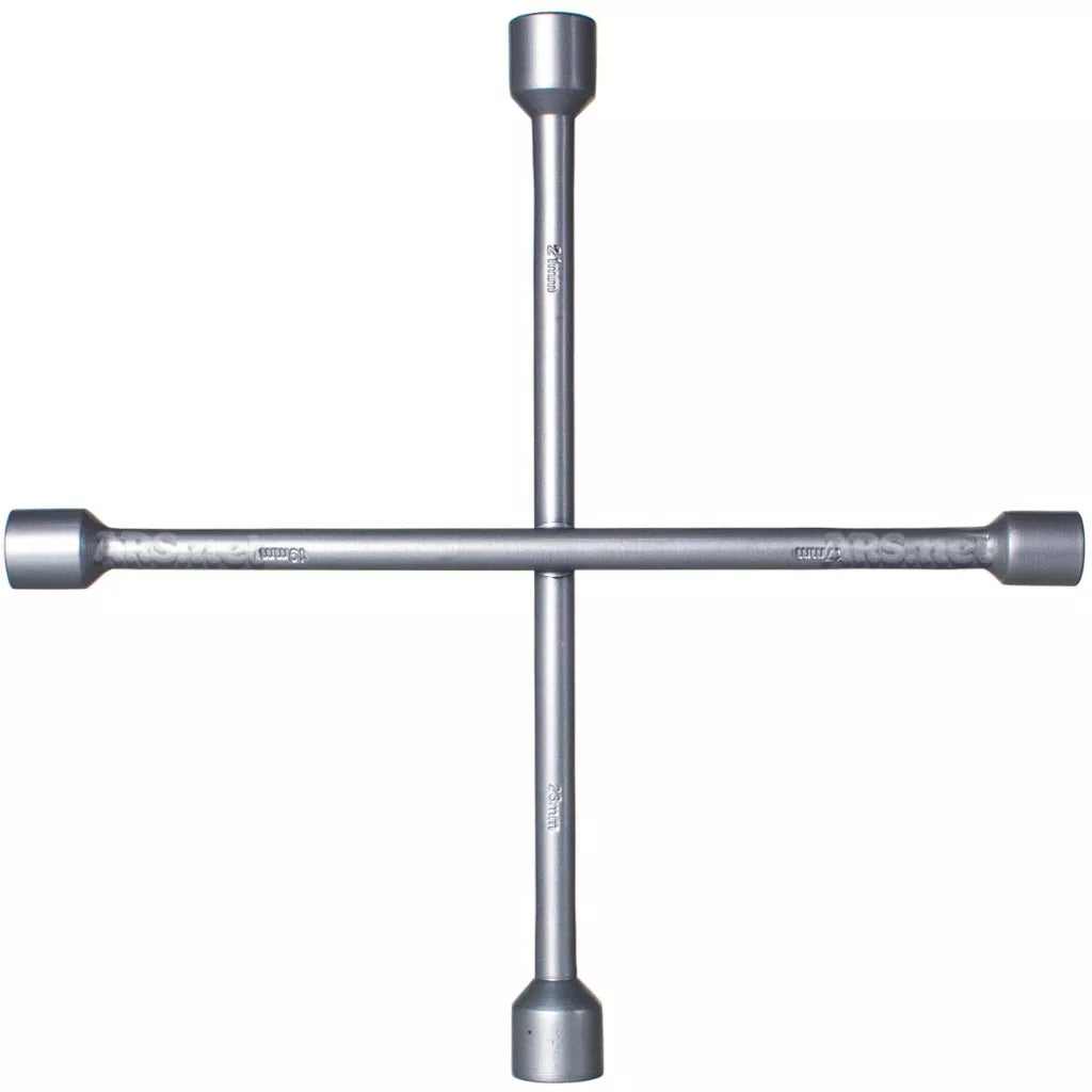 Chave De Roda Em Cruz 4 Bocas - 17MM, 19MM, 21MM, 23MM