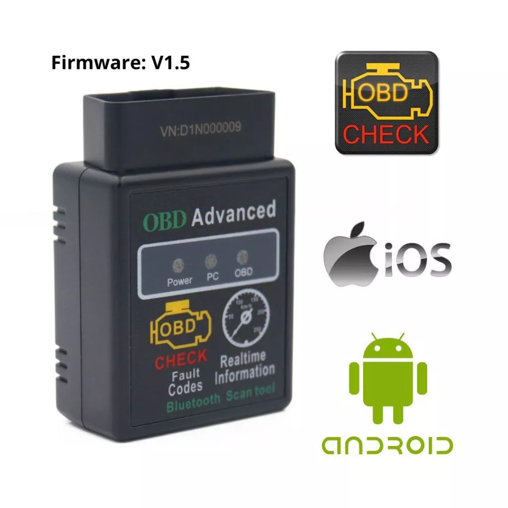 Scanner Diagnostico Automotivo OBD2 Advanced ELM327 V1.5