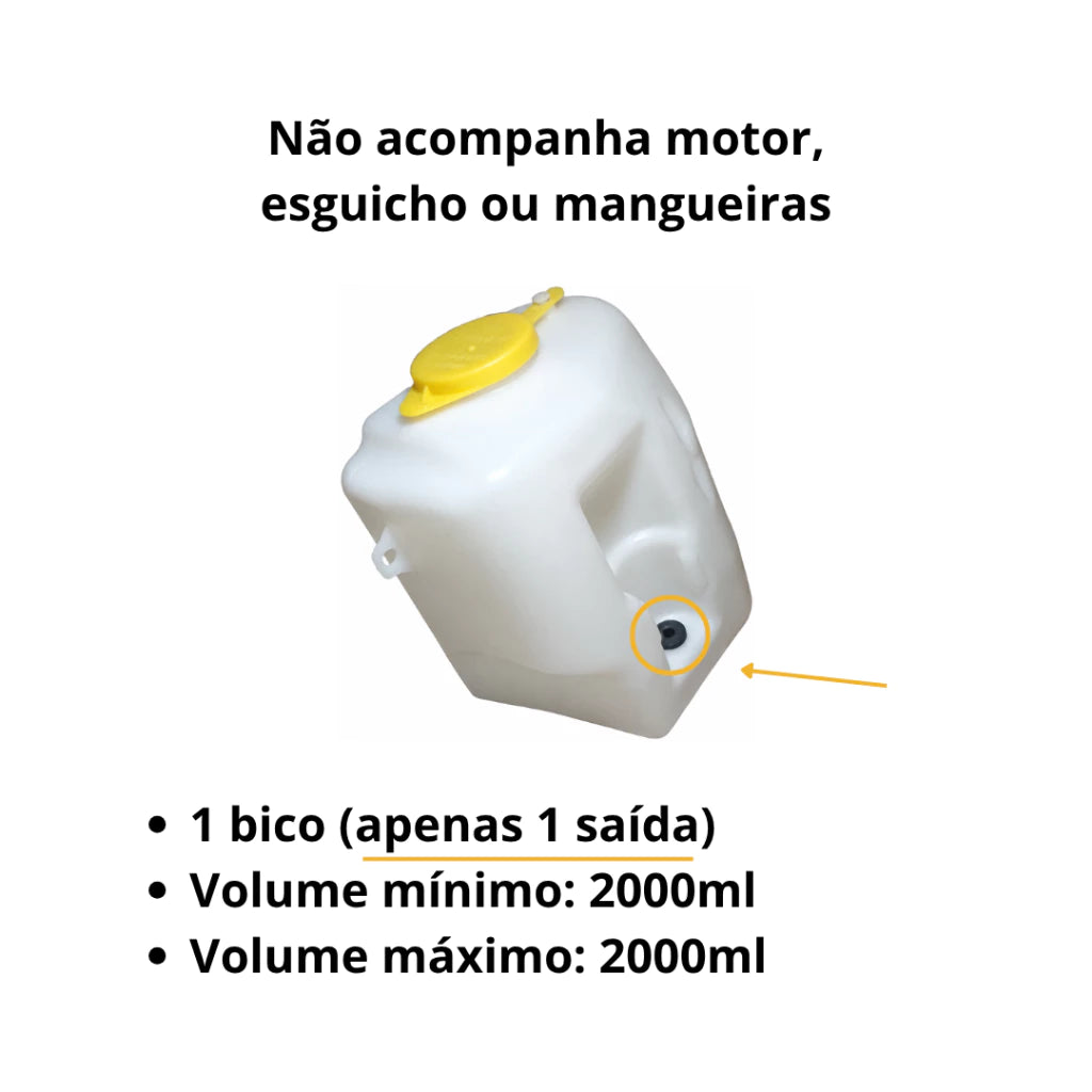 Kit Reservatório Água Parabrisa Corsa Montana - Com Tampa