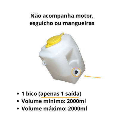 Kit Reservatório Água Parabrisa Corsa Montana - Com Tampa