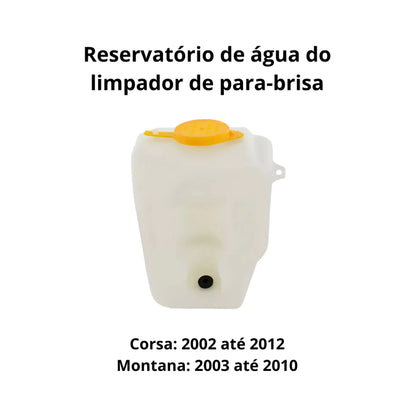 Kit Reservatório Água Parabrisa Corsa Montana - Com Tampa