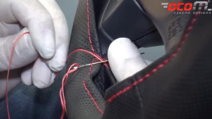 Capa Para Volante de Carro em Couro Ecologico Costurada Várias Cores