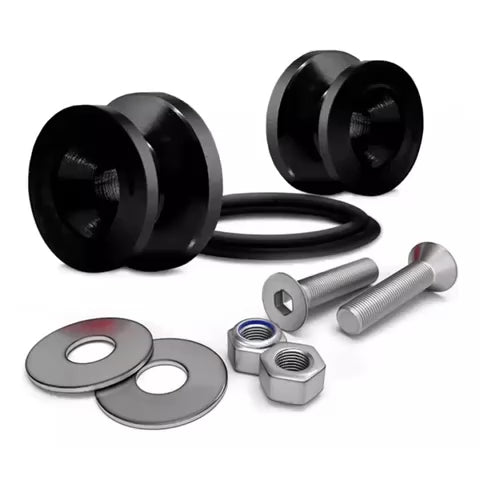 Kit 4 Peças Anilha Trava Para-choque Quick Release 9 CORES Fixador Arruela Parafuso