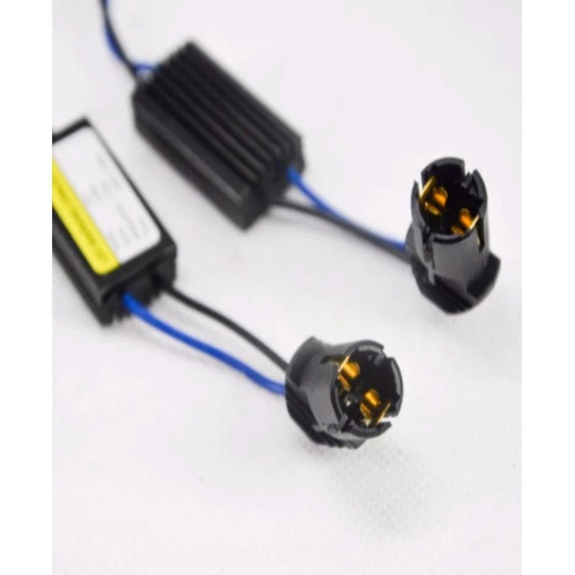Kit 2 Cabo Resistor Canceller T10 Led Pingo Cambus Universal - Tira erro painel Led