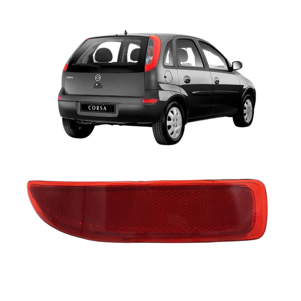 Refletor Olho de Gato Para-choque Traseiro Corsa Hatch Frente Montana