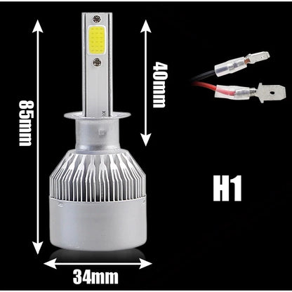 Par Lâmpadas Super Led Top 6000K - C6