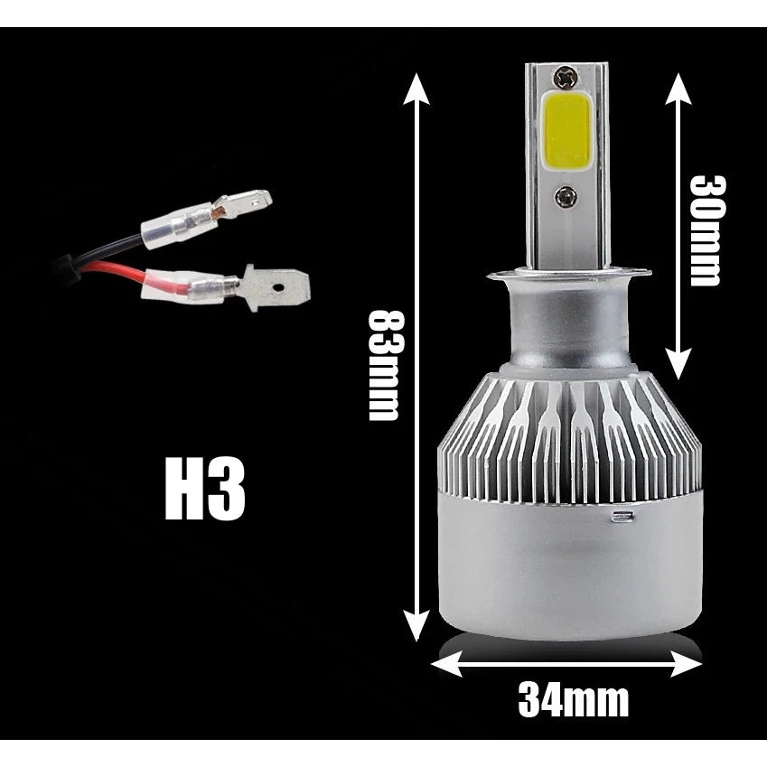 Par Lâmpadas Super Led Top 6000K - C6