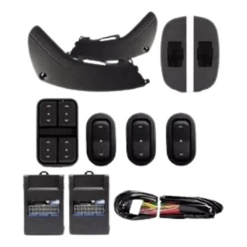 Kit Vidro Eletrico Corsa Frente Montana 4 Portas completo Inteligente