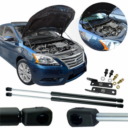 Kit de Adaptação Amortecedor de Capô - Nissan Sentra (2014 a 2019)