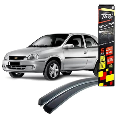 Calha de Chuva Defletor Slim Corsa Wind, Hatch, Wagon, Sedan e Classic 1994 a 2016