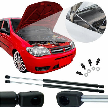 Kit de Adaptação Amortecedor de Capô - Fiat Palio/Siena/Weekend/Strada (G3 - 2004 a 2014)