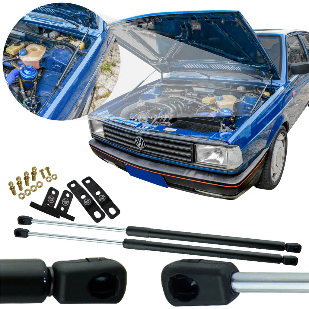 Kit de Instalação Amortecedor de Capô - Volkswagen Gol/Saveiro/Parati/Voyage (Quadrados até 1990)