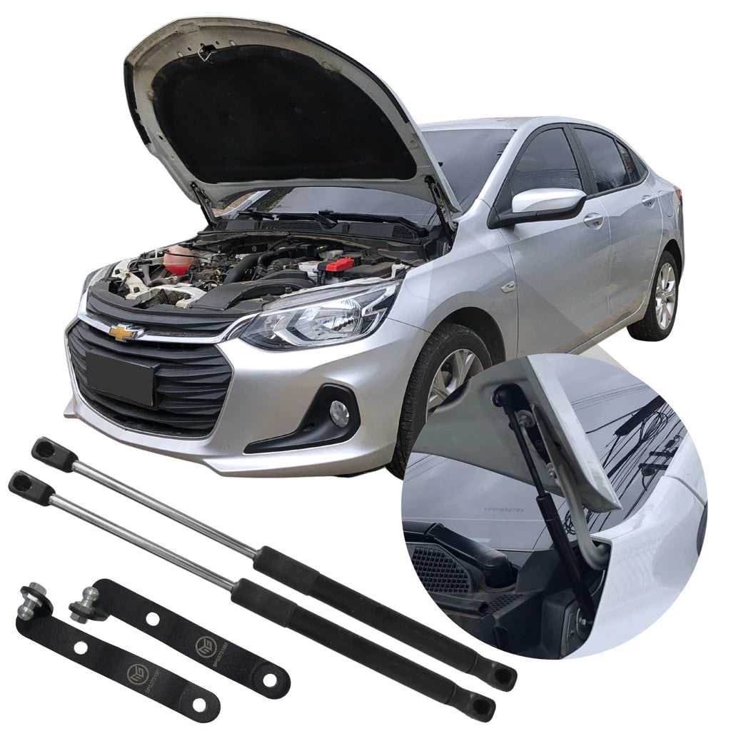 Kit Adaptação Amortecedor Capô - Chevrolet Onix 2018 em diante