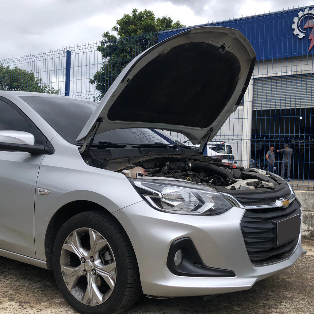 Kit Adaptação Amortecedor Capô - Chevrolet Onix 2018 em diante