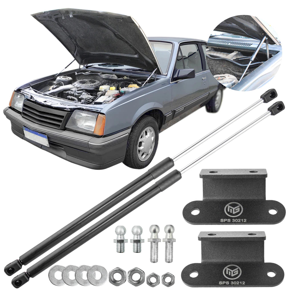 Kit Amortecedor para Capô - Chevrolet Monza 1983 Á 1994