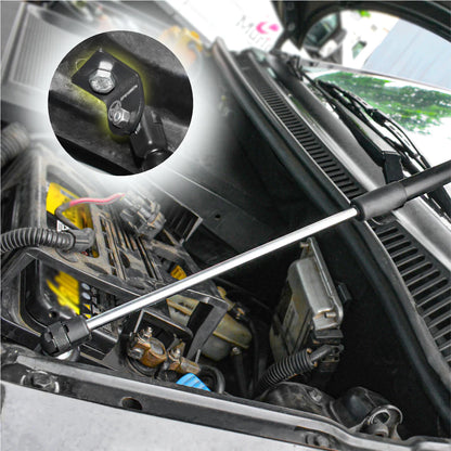 Kit Adaptação Amortecedor Capô - Volkswagen Fox/ Space Fox / Crossfox 2003 04 05 06 07 08 09