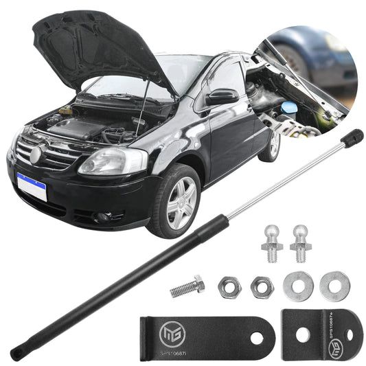 Kit Adaptação Amortecedor Capô - Volkswagen Fox/ Space Fox / Crossfox 2003 04 05 06 07 08 09