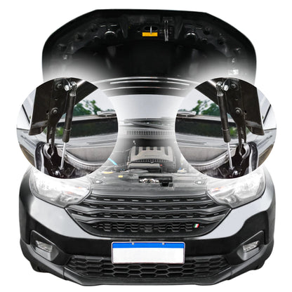 Kit Adaptação Amortecedor Capô Sem Vareta Fiat Strada Volcano de 2019 2020 2021 2022 2023 2024 2025