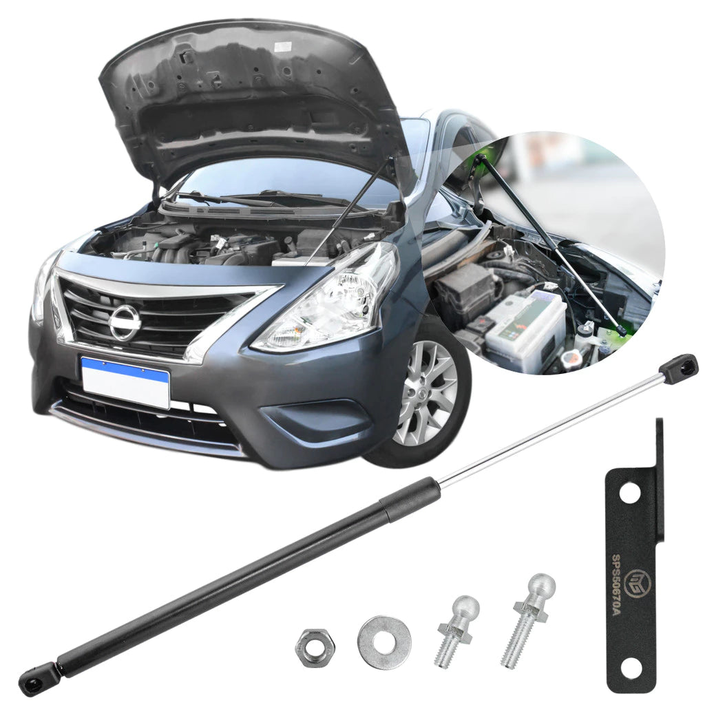Kit Amortecedor Capô - Nissan Versa 2015 a 2019