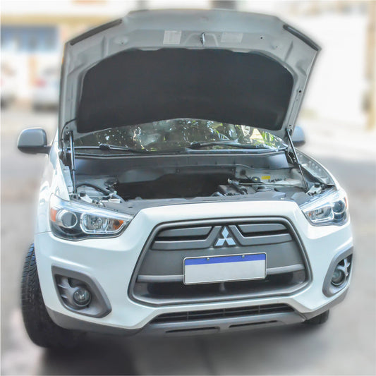 Kit Adaptação Amortecedor Capô - Mitsubishi ASX ano 2013 14 15 16 em diante